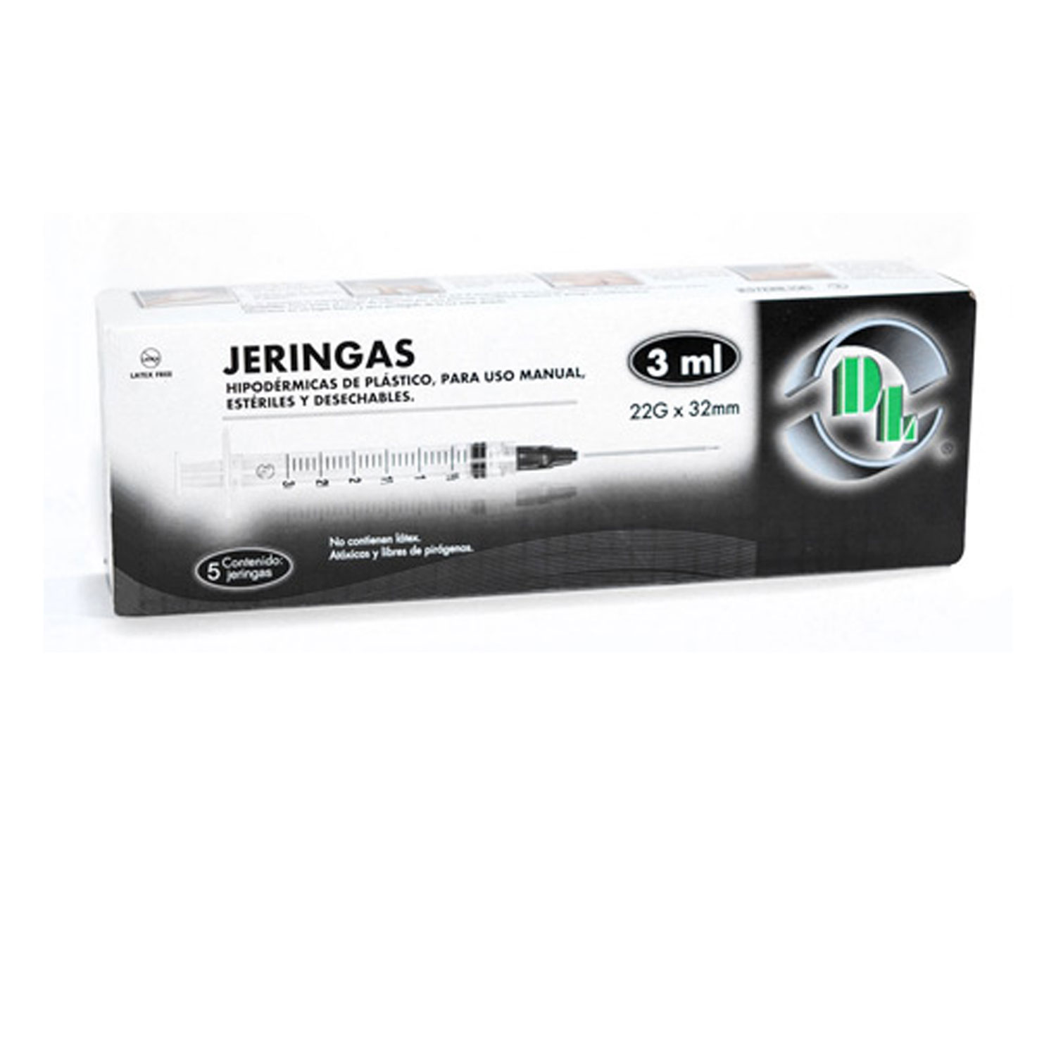 Las Jeringas DL están fabricadas con materiales plásticos grado médico, no tóxicos y libres de látex por lo que no provocan reacciones tisulares, el acero inoxidable es austenítico equivalente al tipo AISI 304. Son estériles, desechables, libres de pirógenos y están ensambladas con agujas que bajo condiciones normales de uso, no producen sustancias tóxicas. En Jeringas para vacunación de 1ml, CORPORATIVO DL presenta un émbolo de seguridad que garantiza la inutilización de las mismas, así mismo le ofrece una aguja para cada necesidad, mismas que poseen excelentes acabados y ángulos que aseguran una fácil penetración, disminuyendo el dolor.