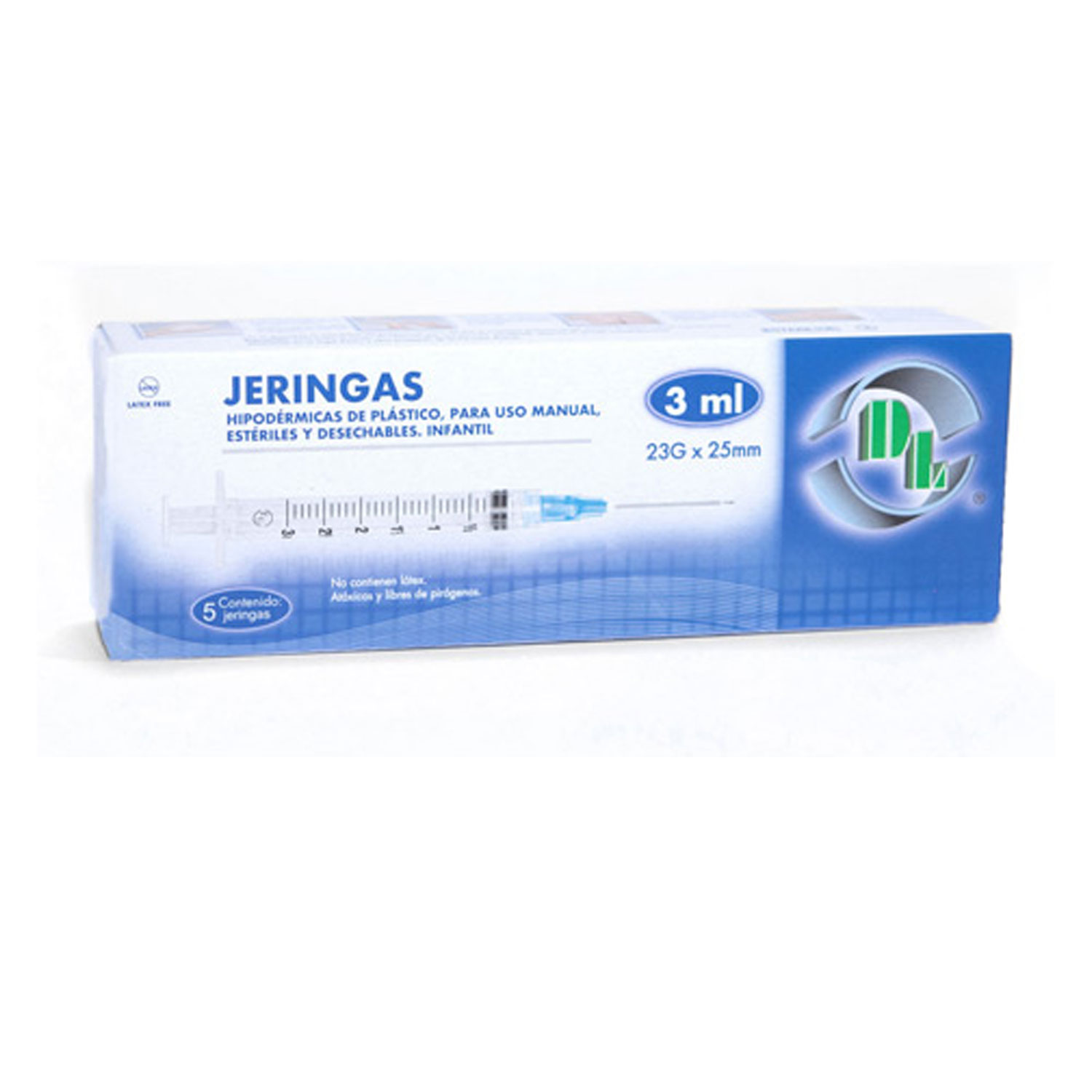 Las Jeringas DL están fabricadas con materiales plásticos grado médico, no tóxicos y libres de látex por lo que no provocan reacciones tisulares, el acero inoxidable es austenítico equivalente al tipo AISI 304. Son estériles, desechables, libres de pirógenos y están ensambladas con agujas que bajo condiciones normales de uso, no producen sustancias tóxicas. En Jeringas para vacunación de 1ml, CORPORATIVO DL presenta un émbolo de seguridad que garantiza la inutilización de las mismas, así mismo le ofrece una aguja para cada necesidad, mismas que poseen excelentes acabados y ángulos que aseguran una fácil penetración, disminuyendo el dolor.