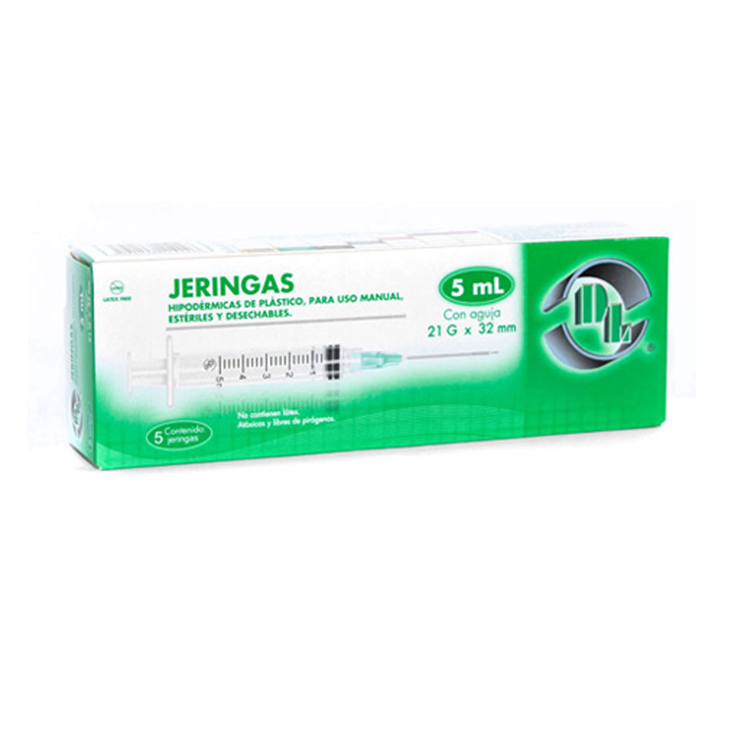 Las Jeringas DL están fabricadas con materiales plásticos grado médico, no tóxicos y libres de látex por lo que no provocan reacciones tisulares, el acero inoxidable es austenítico equivalente al tipo AISI 304. Son estériles, desechables, libres de pirógenos y están ensambladas con agujas que bajo condiciones normales de uso, no producen sustancias tóxicas. En Jeringas para vacunación de 1ml, CORPORATIVO DL presenta un émbolo de seguridad que garantiza la inutilización de las mismas, así mismo le ofrece una aguja para cada necesidad, mismas que poseen excelentes acabados y ángulos que aseguran una fácil penetración, disminuyendo el dolor.